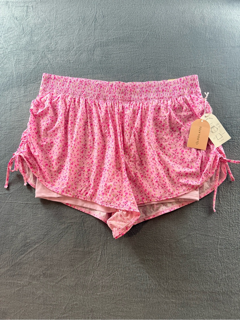 Old Navy Pink Floral Drawstring Women's Lounge Shorts